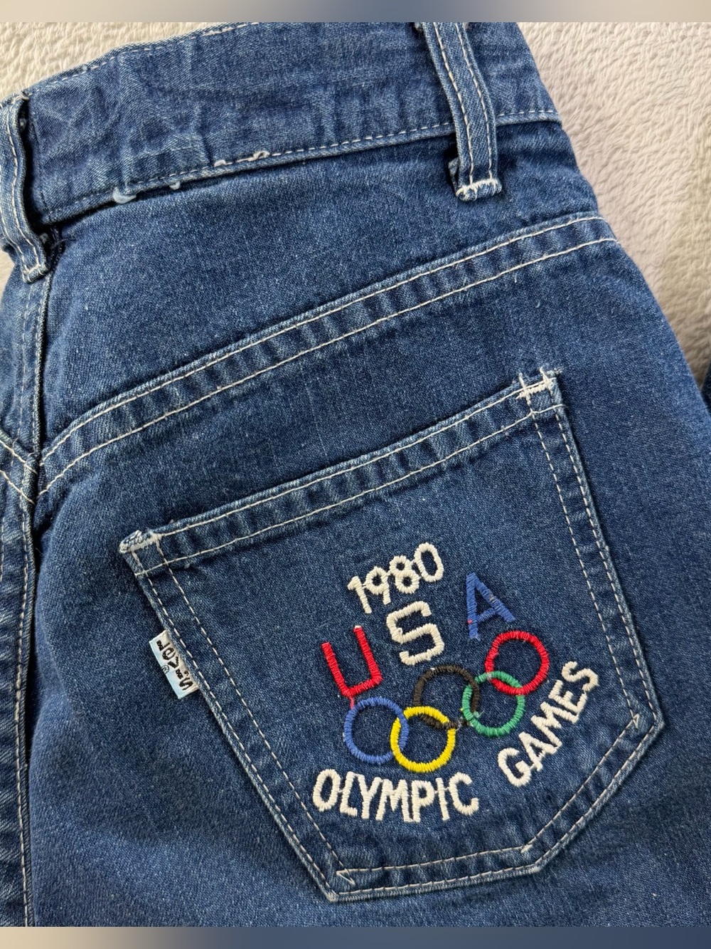 Vintage Levi’s 1980 USA Olympic Games High Rise Jeans 26x29